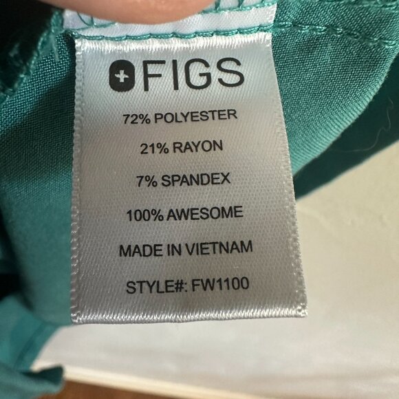 FIGS Casma Scrub Top in Marine Blue PO# 1534 - Picture 4 of 5